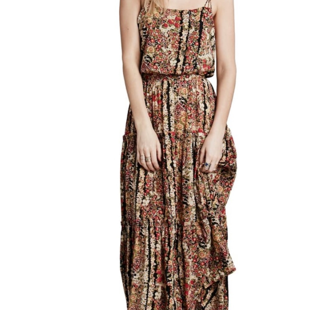 Free People Floral Maxi Dress